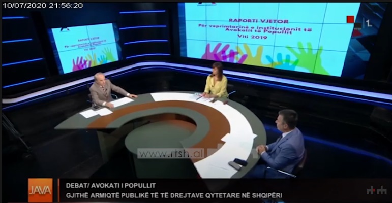 Avokatja e Popullit znj. Erinda Ballanca e ftuar në RTSH